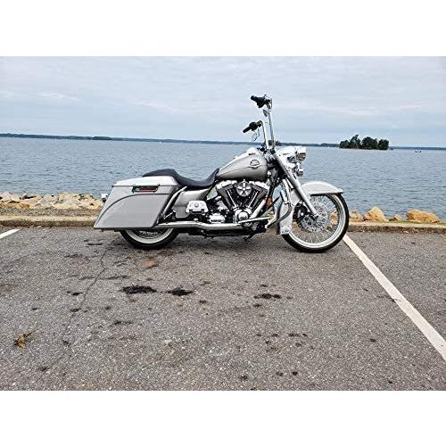 【新品未開封】 4.5インチ ストレッチサドルバッグ 拡張ボトム ハーレーダビッドソン ツーリングロードグライド 1994〜2013年式用 4.5 inch stretched ブラック 01-105-LKJ 【RIZ2782550605】(101496円)