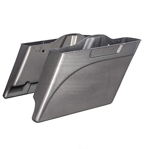 【新品未開封】 4.5インチ ストレッチサドルバッグ 拡張ボトム ハーレーダビッドソン ツーリングロードグライド 1994〜2013年式用 4.5 inch stretched ブラック 01-105-LKJ 【RIZ2782550605】(101496円)