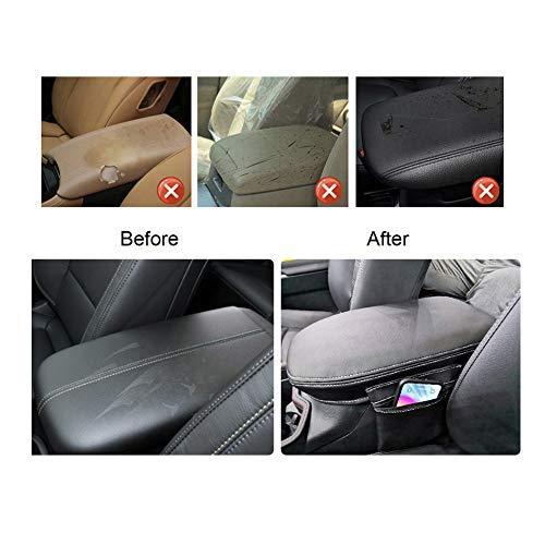 LFOTPP RAV 4 RAV4 2019 202020用 レザーセンターコンソールカバー アームレストパッドプロテクター For