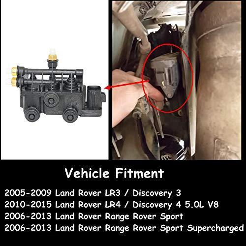 RVH500060 フロントエアサスペンションバルブブロックコントロールユニット RVH000095 レンジローバー 20062013