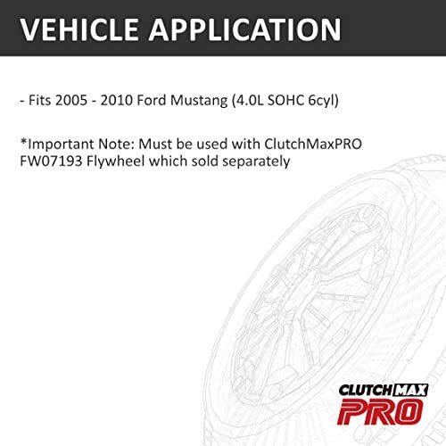 【2022最新作】 ClutchMaxPRO 高耐久 OEM クラッチキット スレーブシリンダー付き 2005 2006 2007 2008 2009 2010 フォード マスタング 4.0L SOHC 6cyl (CP07193HDWS-CK)
