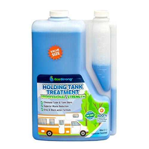 Eco Strong RV トイレトリートメント ブラックホールディングタンク消臭剤と廃棄物、ティッシュ、下水ダイジェスター キャンパー