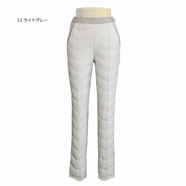ダウンパンツ 防寒 保温 冬物 レディース 暖パン オシャレなダウン スタイルアップ ゴルフ 細見え きれいめ ストレッチ 動きやすい 痩せて見える 着膨れしない |  | 12