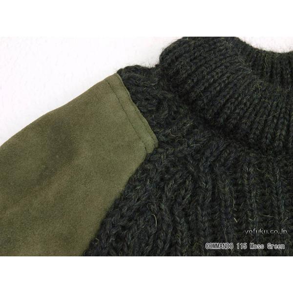 COMMANDO 115 パーク・レンジャーセーター MOS モスグリーン レンジャーセーター モスグリーン