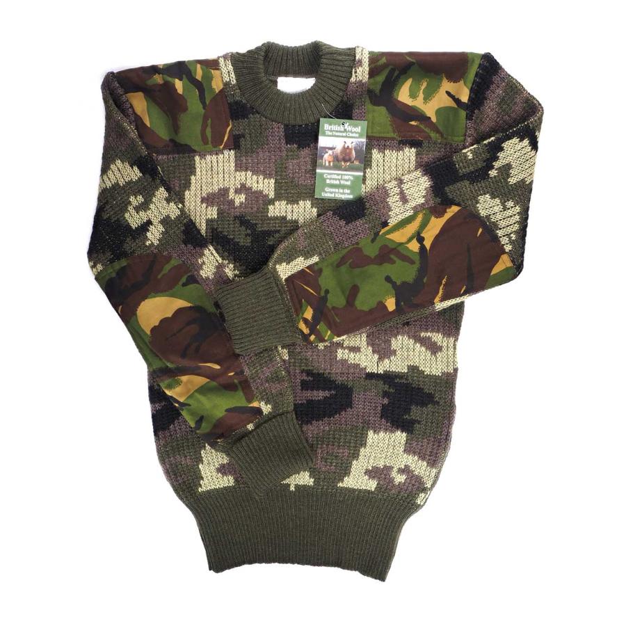 ⭐️防風裏地付き⭐️ MARK & LONA カモフラ セーター TW Kempton COMMANDO WOOLLY PULLY 33104 WOODLAND CAMOUFLAGE ウッド