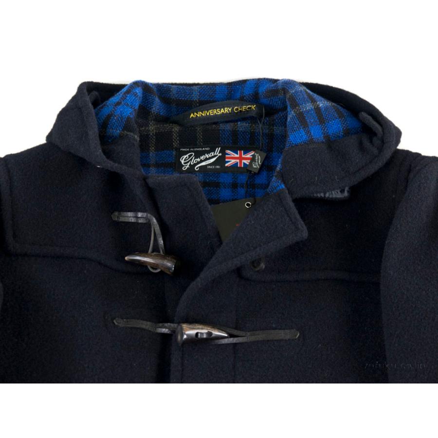 Gloverall GLOVERALL 512 DUFFLE COAT ANNIVERSARY CHECK NAVY Gloverall GLOVERALL 512 DUFFLE COAT ANNIVERSARY CHECK NAVY