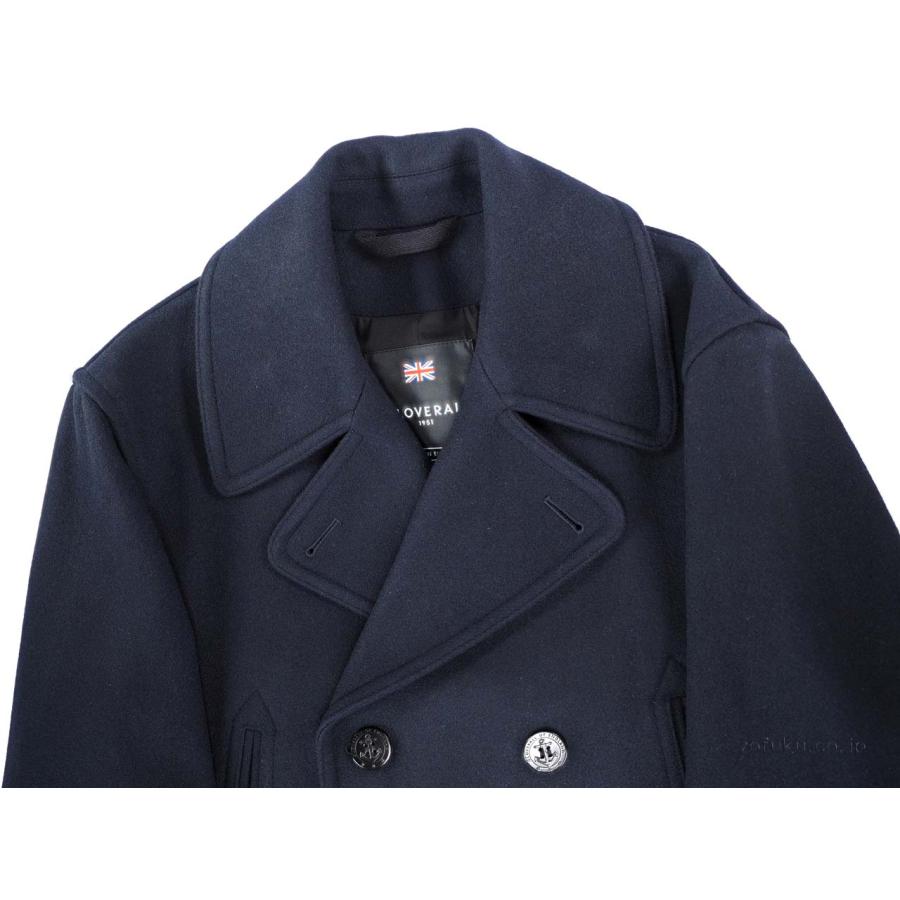 Gloverall GLOVERALL MC7690/EM CHURCHILL Reefer Coat NAVY