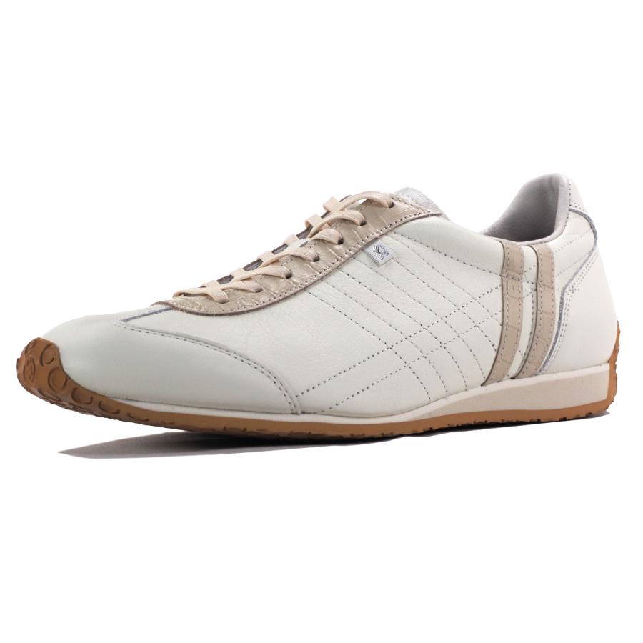 新品❤️PATRICK ホワイトスニーカー C/P/Gロゴ パトリック メンズ パミール エクリュ ホワイト スニーカー