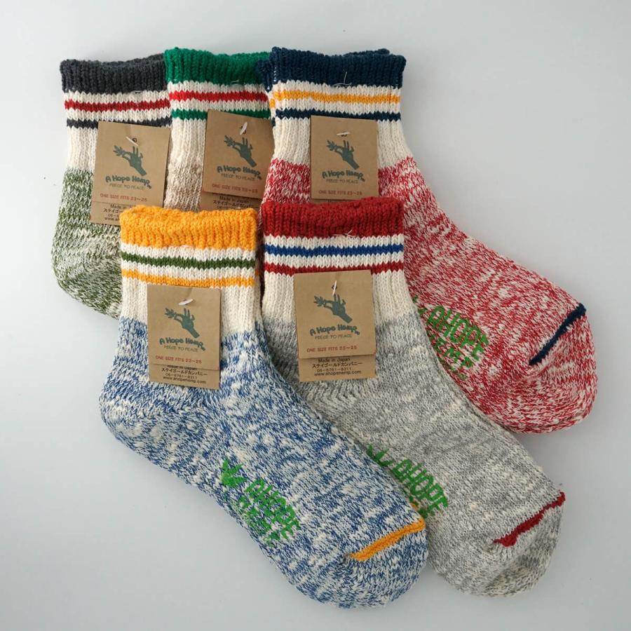 AHOPEHEMP a hope hemp ソックス ア ホープヘンプ hsx299 クルー丈