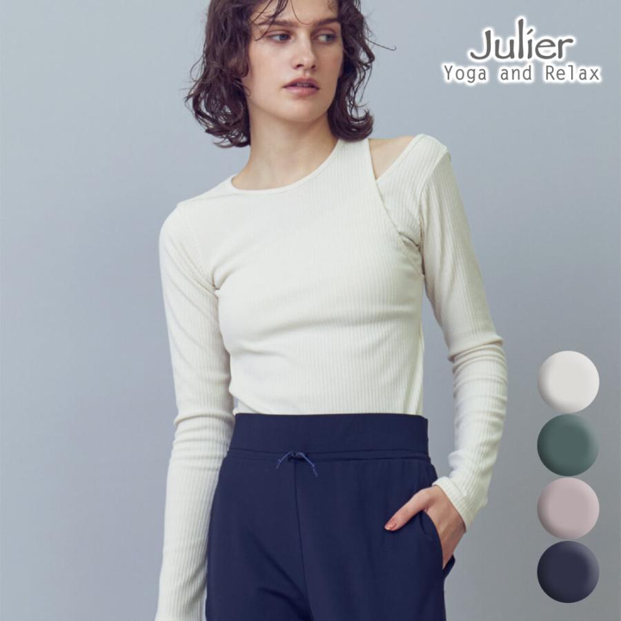 Julier ジュリエ ヨガ ヨガウェアトップス レディース Tシャツ Julier ジュリエ ヨガ ヨガウェアトップス レディース Tシャツ