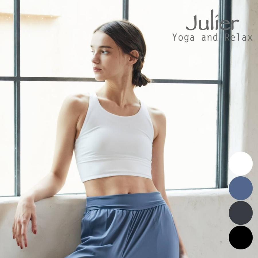 Julier（ジュリエ） ヨガウエア トップス カップ付き ホットヨガ