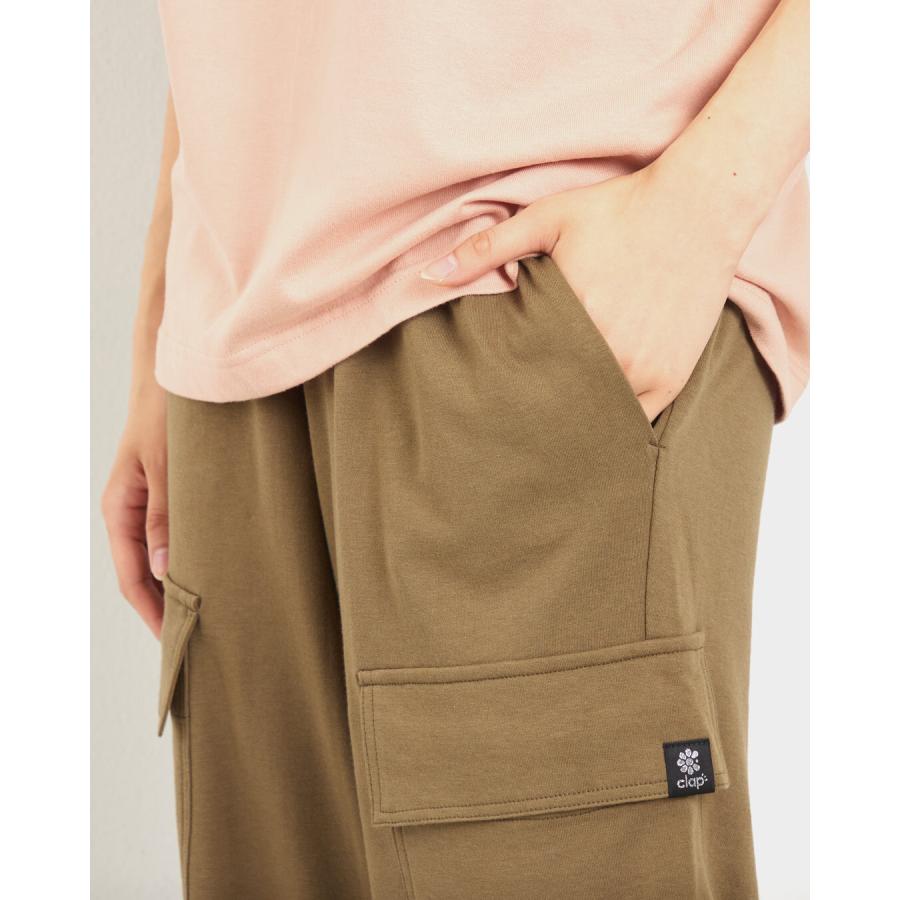 クラップ CLAP フィットネスウェア レディース カーゴパンツ CARGO PANTS Mフリーサイズ ダンスウェア カーゴ トレーニングウェア 2025 新作 clap（クラップ） フィットネスウェア ボトムス レディース パンツ