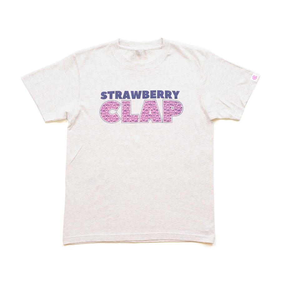 CLAP フィットネスウェア トップス クラップ フィットネス クラップウェア STRAWBERRY CLAP Tee クラップ tシャツ レディース 半袖 ブランド クラップウェア新作｜yoga-pi｜02