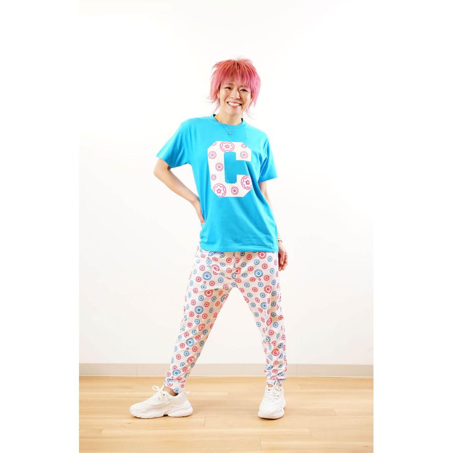 CLAP フィットネスウェア トップス クラップ フィットネス クラップウェア HANAMARU C-LOGO Tee ロゴ クラップ tシャツ レディース 半袖 ブランド クラップウェ｜yoga-pi｜09