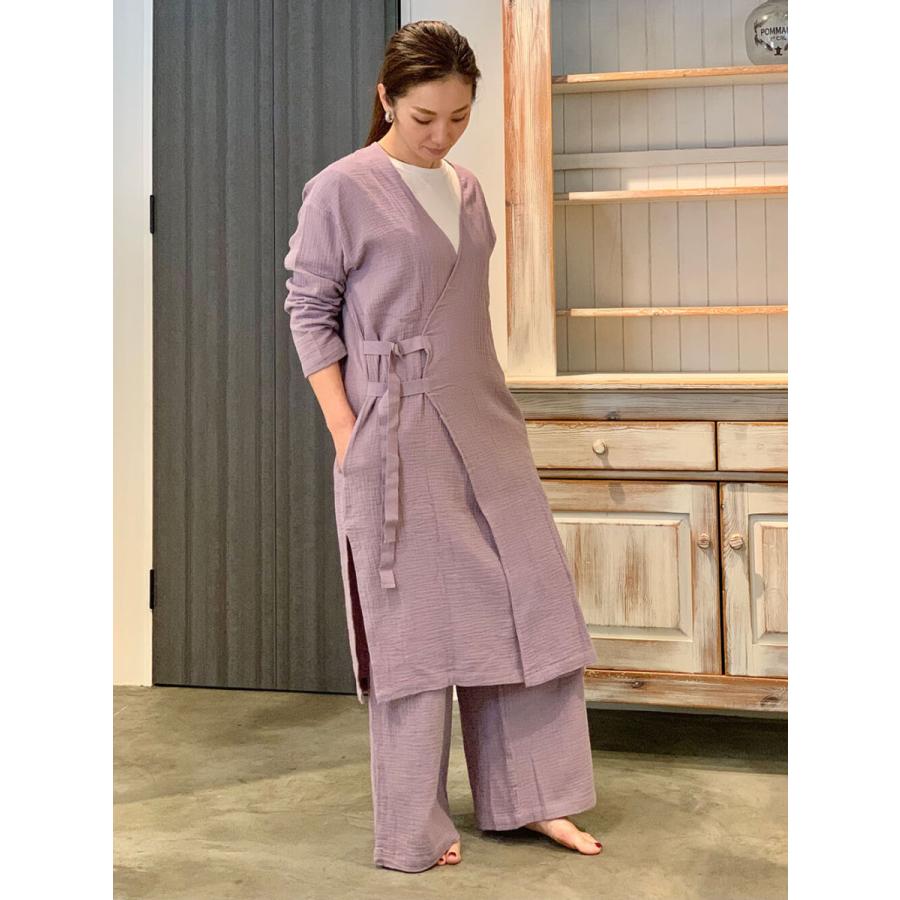 doux セール ワンマイルウェア ダブルガーゼパンツ ルームウェア