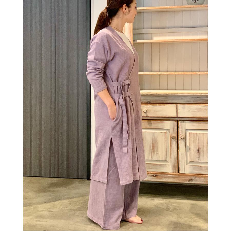doux セール ワンマイルウェア ダブルガーゼパンツ ルームウェア