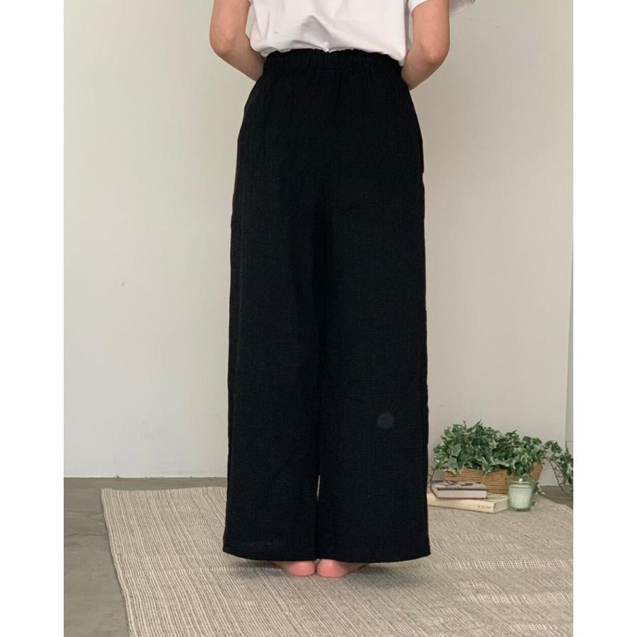 doux セール ワンマイルウェア ダブルガーゼパンツ ルームウェア