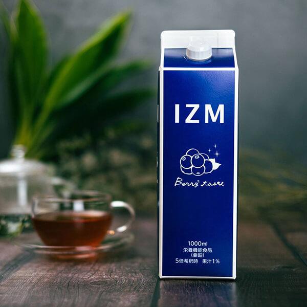 【２本セット】 IZM 酵素ドリンク BERRY BERRY TASTE 1000ml ベリーベリー 栄養機能食品 ( 亜鉛 ) ブルーベリー味 腸内フローラ ダイエット ファスティング イズ | ブランド登録なし | 02