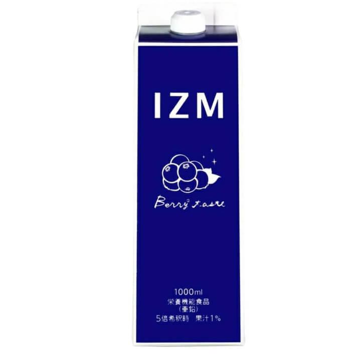 【３本セット】 IZM 酵素ドリンク BERRY BERRY TASTE 1000ml ベリーベリー 栄養機能食品 ( 亜鉛 ) ブルーベリー味 腸内フローラ ダイエット ファスティング イズ | ブランド登録なし | 01