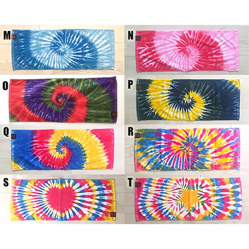 JAVARA タイダイ フェイスタオル 84×34cm タオル ヨガ ヨギーニ