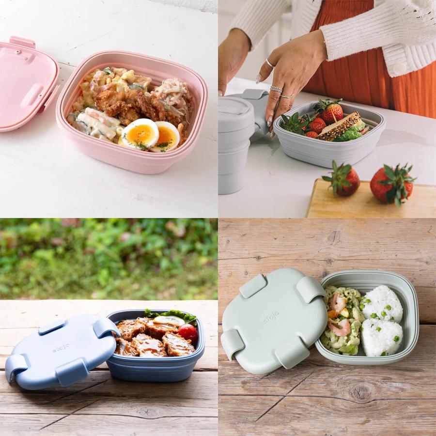 stojo ストージョ box ランチボックス 折りたたみ 弁当箱 食洗機
