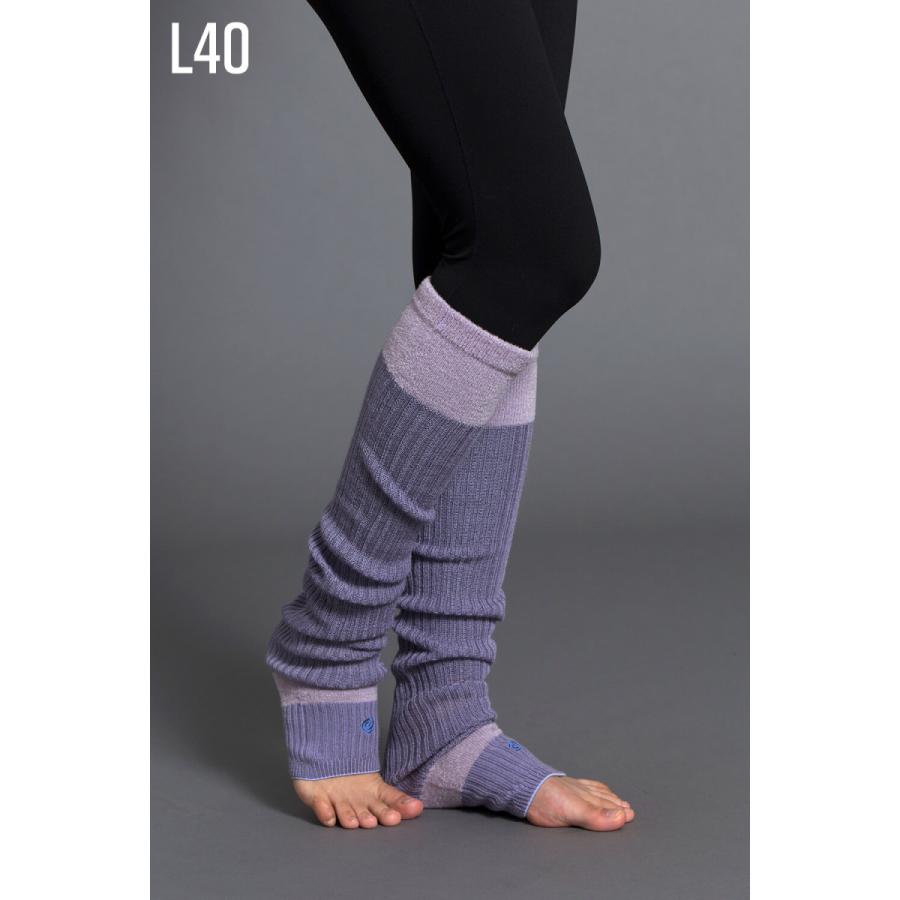 suria（スリア） ヨガ レッグウォーマー レディース 冬 バイカラー