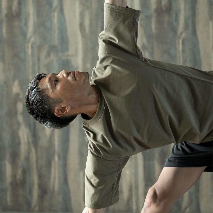 suria スリア ヨガウェア トップス ヨガ 半袖 メンズ ユニ