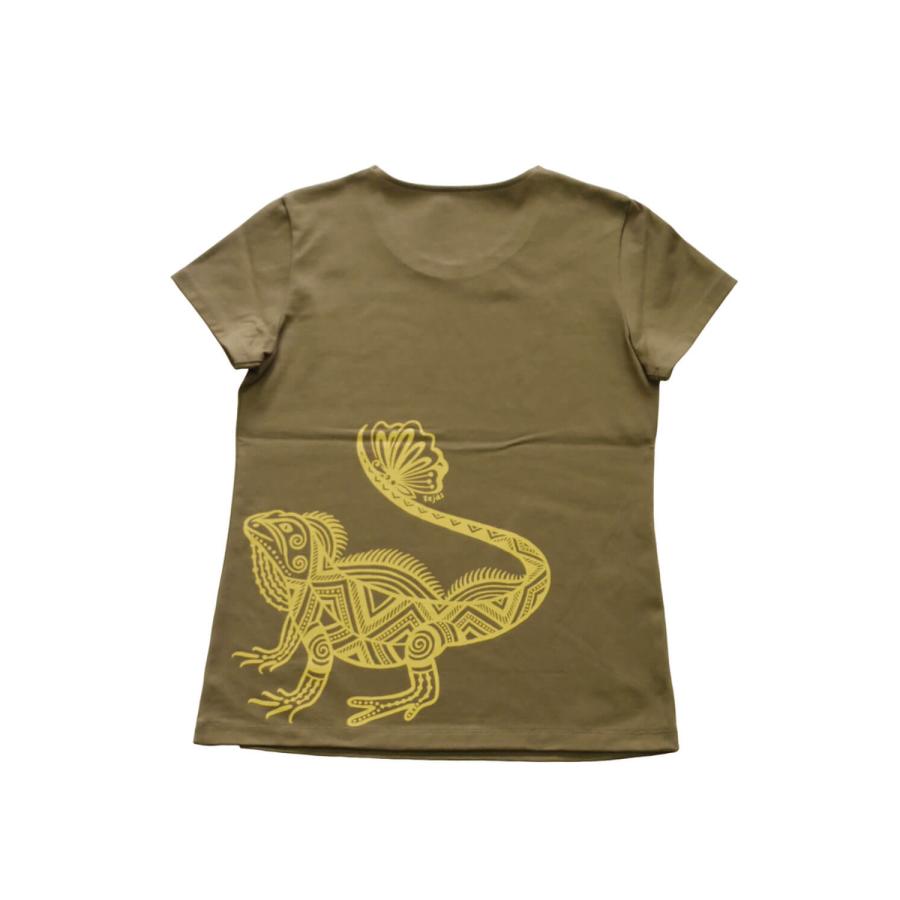 テジャス ヨガウェア トップス Tシャツ 半袖 tejas イグアナ tejas-T iguana tl241130 春 夏 2024 レディース バックプリント おしゃれ かわいい アニマル 柄｜yoga-pi｜06