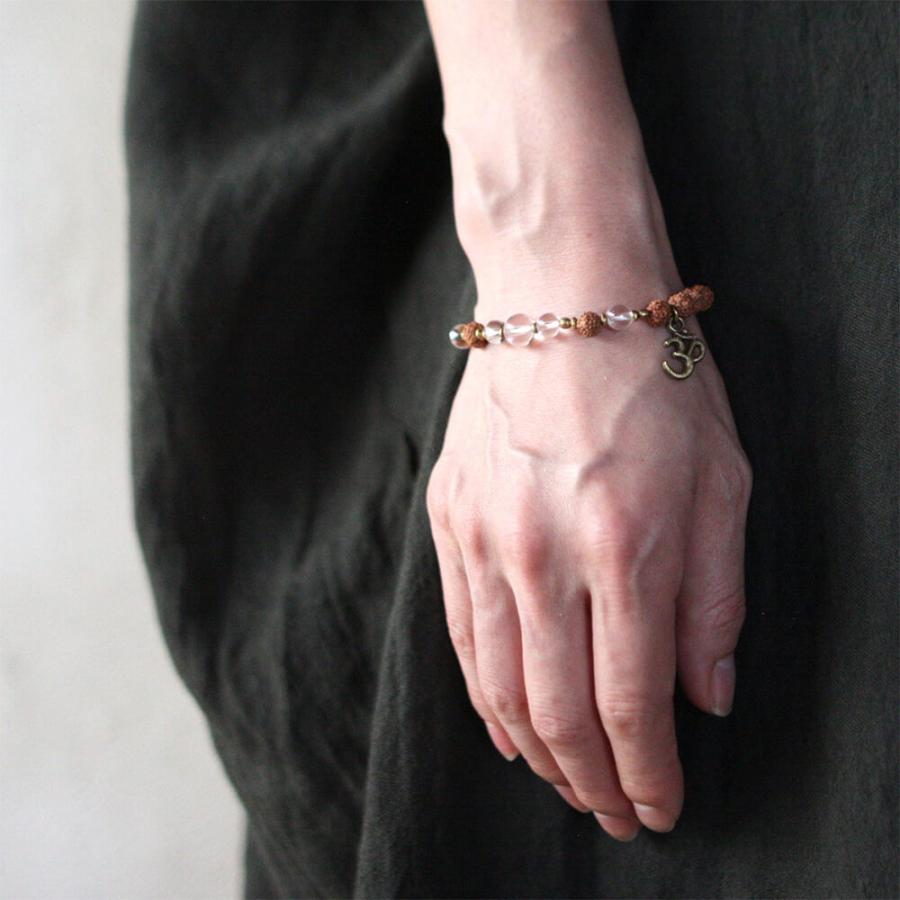 ブレスレット VANI ルドラクシャ flow ヨガ ブレス 数珠 レディース