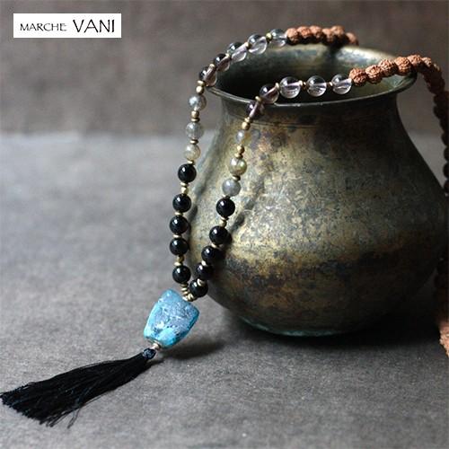 マーラー VANI new-moon マラ ヨガ アジアン エスニック アクセサリー
