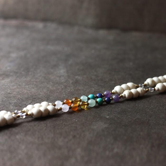 VANI マーラー トゥルシー chakra 数珠 ヨガ ネックレス : Yoga-Pi