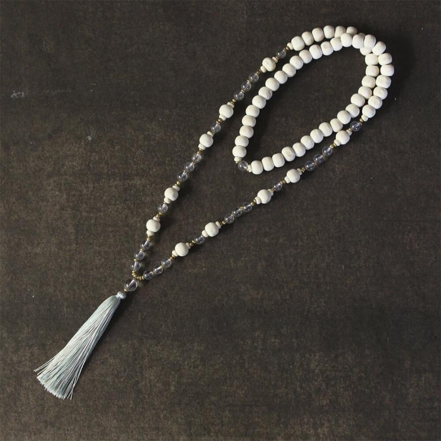 VANI マーラー トゥルシー flow 数珠 ヨガ ネックレス : Yoga-Pi