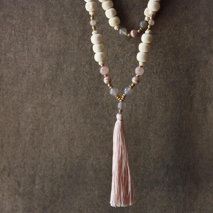 VANI マーラー トゥルシー visionary 数珠 ヨガ ネックレス : Yoga-Pi