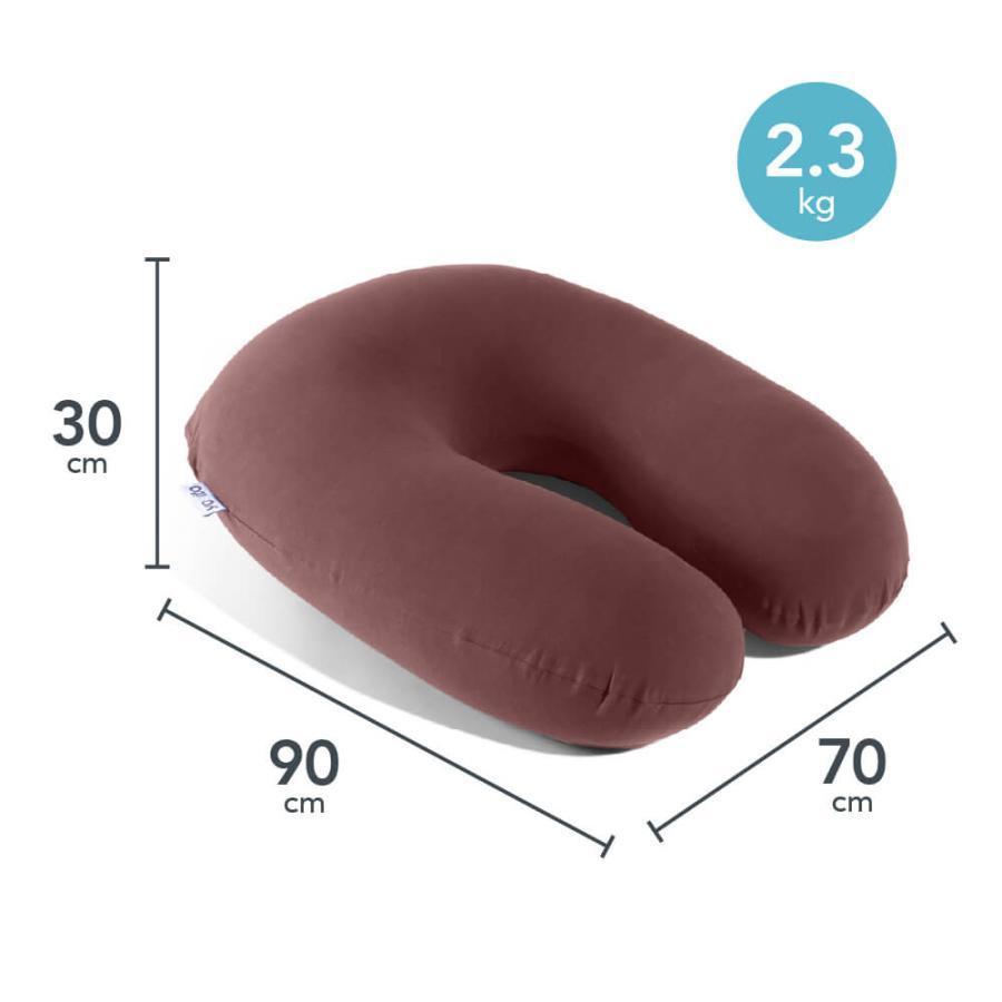 Yogibo U字型が背もたれやヒジ置きに。授乳や介護でも活躍する