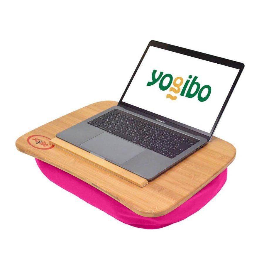 Yogibo タブレットもノートPCもリラックスして楽しめる。ラップ