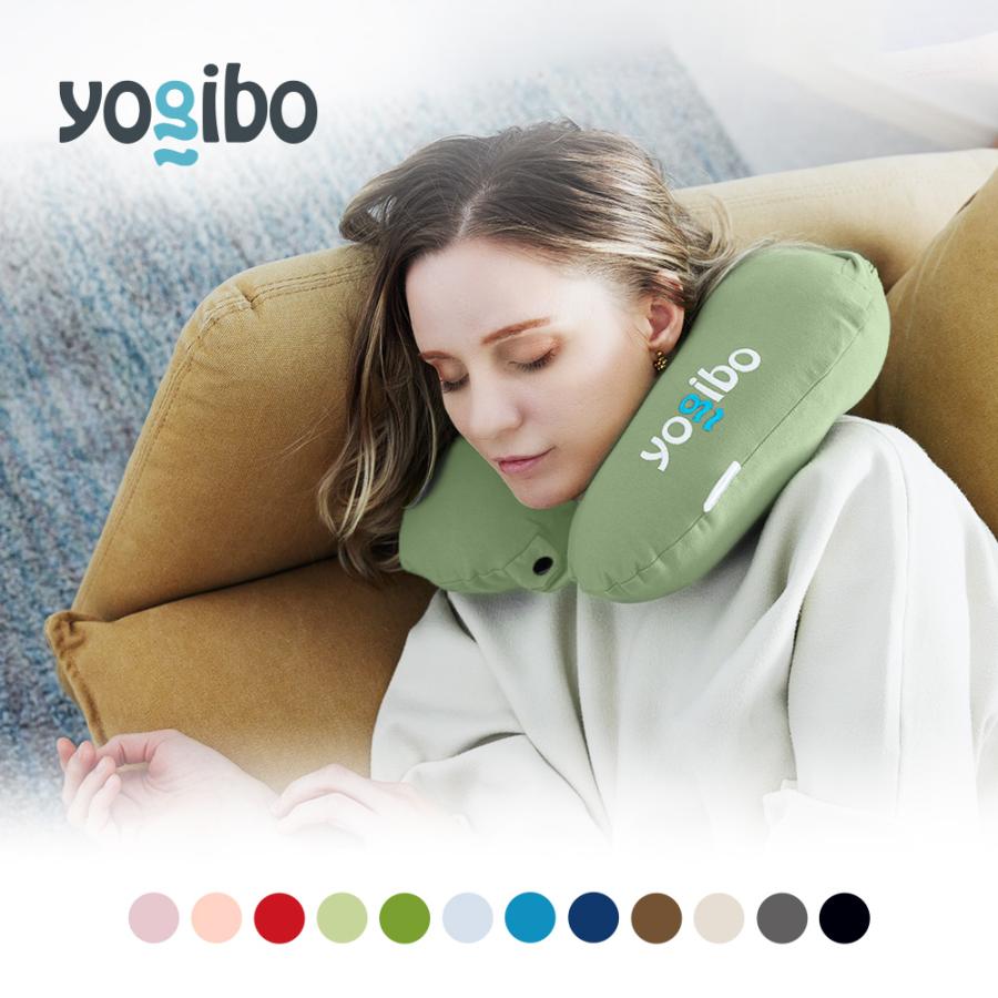 車や飛行機での長距離移動やデスクワークの休憩時におすすめ「Yogibo Neck Pillow Logo（ヨギボー ネックピロー ロゴ）」 :  wlnap : Yogibo公式ストア - 通販 - Yahoo!ショッピング