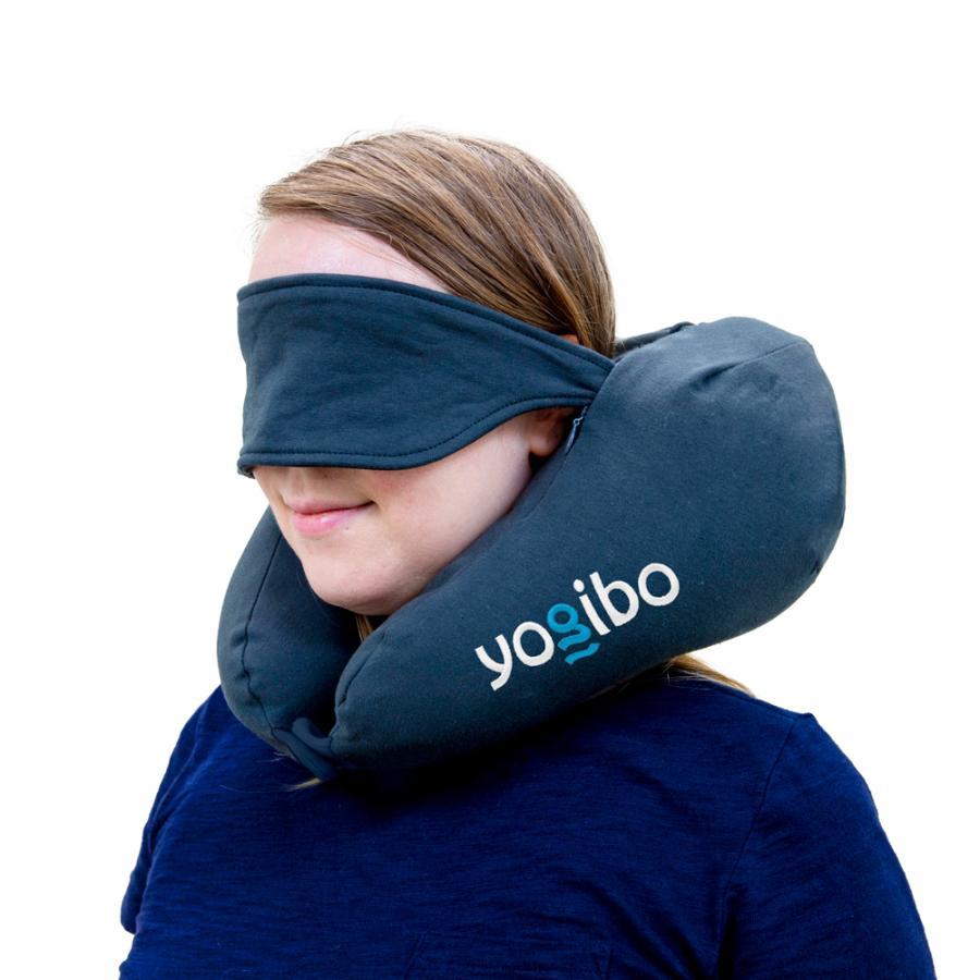 【5/26限定 P10倍】 アイマスク付きで飛行機や休憩中の仮眠に便利なベストセラー「Yogibo Neck Pillow X Logo（ヨギボー ネックピロー エックスロゴ）」｜yogibo-store｜18