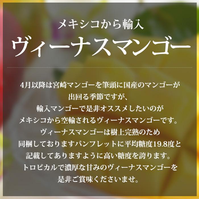 マンゴー ヴィーナスマンゴー 約7kg 日本製 10 14玉 メキシコ産