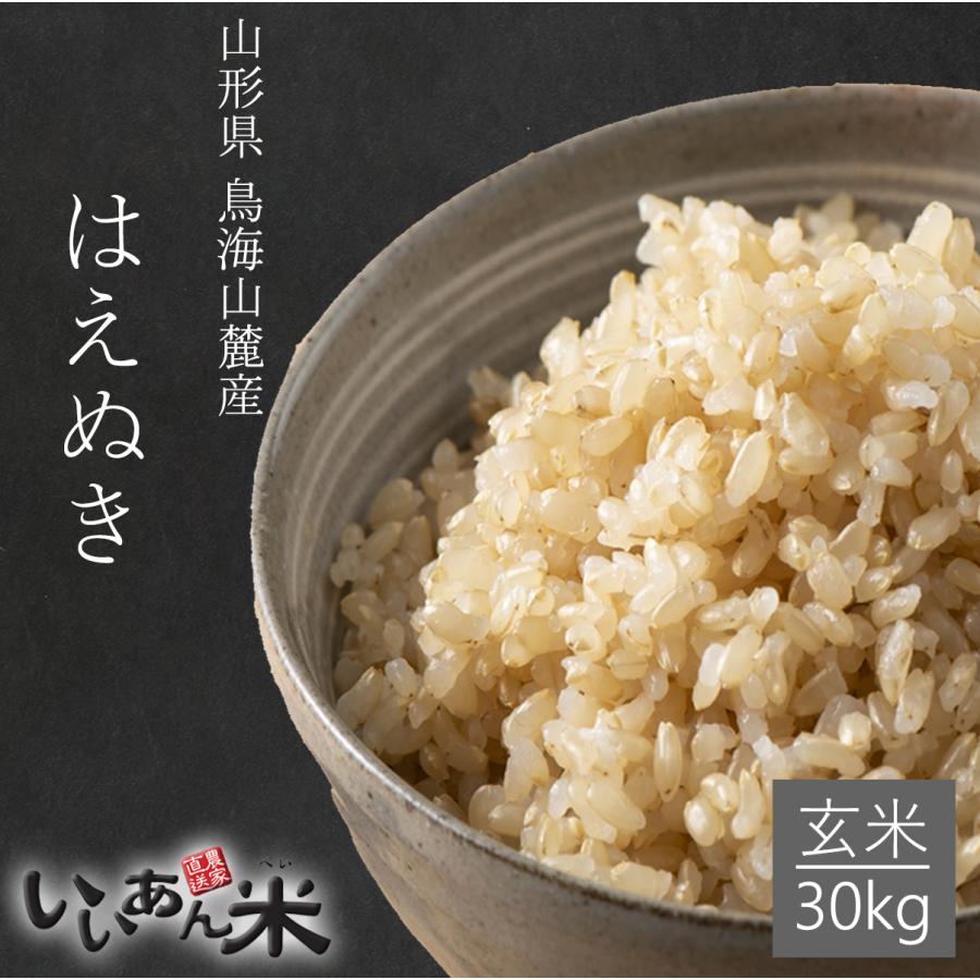 はえぬき 新米予約 玄米 30kg いいあん米 山形 庄内 農家直送 はえぬき 新米予約 玄米 30kg いいあん米 山形 庄内 農家直送