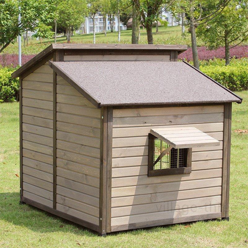 【訳あり品】 屋外用犬小屋 豪華別荘 丈夫 飼育ケージ 小動物 転倒防止 安定性抜群 組立式 松の木 木製 防腐材 中型犬 大型犬用 ペット用品 【PE1539892814】(56169円)
