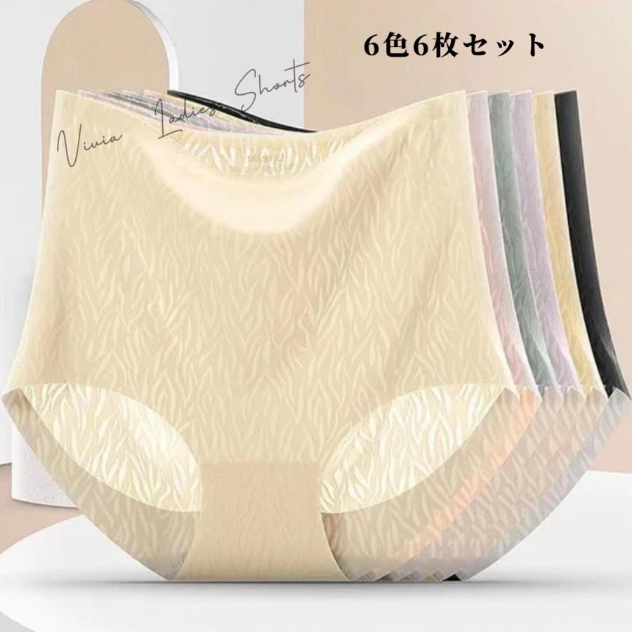 シームレスショーツ ハイウエスト ガードル レディースショーツ パンツ 下着 インナー 伸びる M L LL 3L ストレッチ 締めつけゼロ 深履き 美尻 超盛 3枚組 6枚組 |  | 06