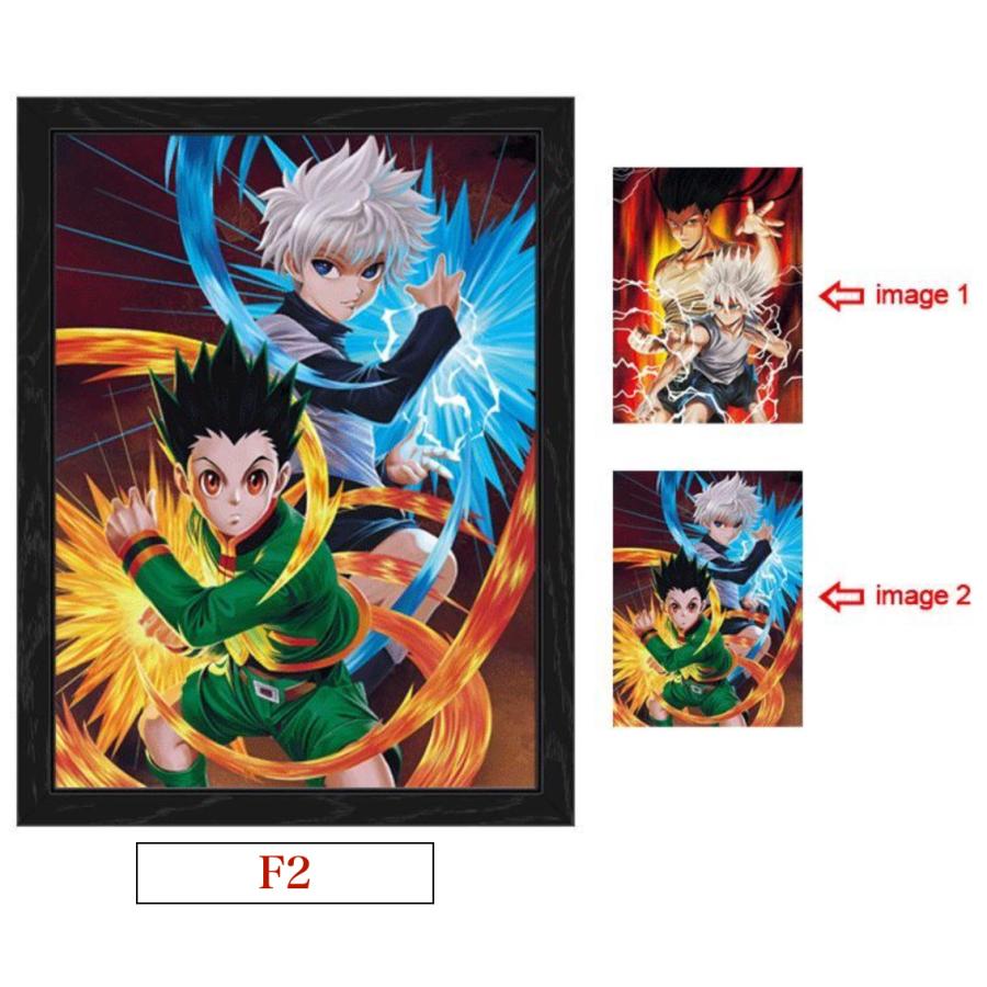 ハンター ハンター 壁掛け絵 Hunter Hunter キルア ゾルディック 立体装飾画 アート 肉眼3dグラデーションペインティング 視野角によって 画面切替 Ysz Lico良品ヤフー店 通販 Yahoo ショッピング
