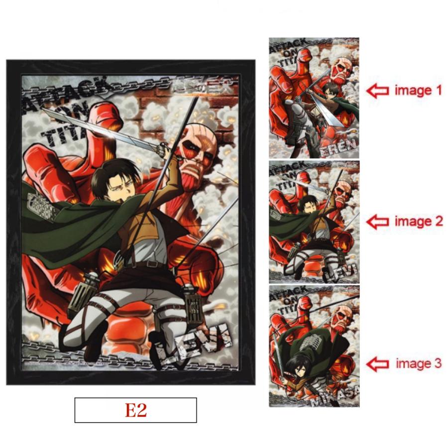 進撃の巨人　リヴァイ　額入りアート リヴァイ 額入りアート 進撃の巨人 美品