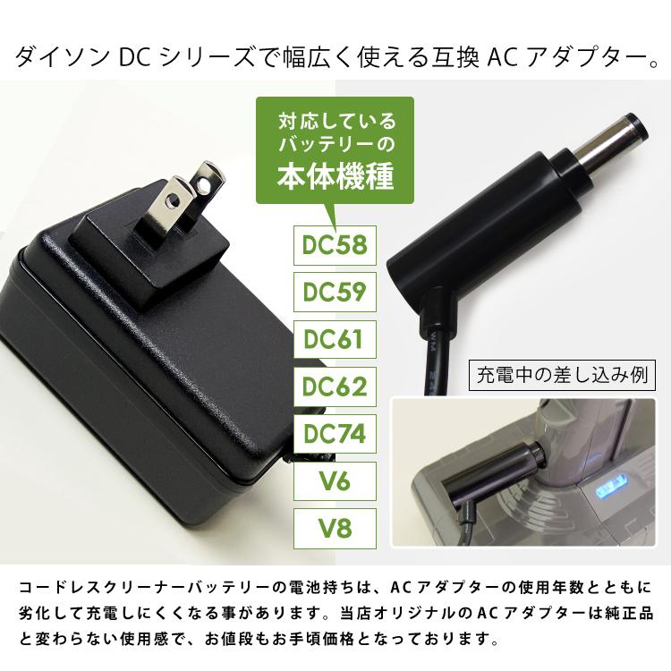 送料無料 dyson用 ACアダプター 日本PSEマーク取得DC58 DC59 DC61 DC62 DC74 V6 V8対応 ダイソン :79994116:Yoijimu Hakuba - 通販 - Yahoo!ショッピング 送料無料 dyson用 ACアダプター 日本PSEマーク取得DC58 DC59 DC61 DC62 DC74 V6 V8対応 ダイソン :79994116:Yoijimu Hakuba - 通販 - Yahoo!ショッピング