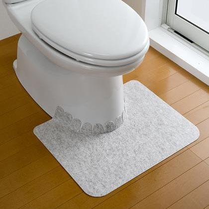 サンコー おくだけ吸着 大理石調トイレマット ショート 巾55 奥行44cm Ko 37 良いもの本舗 レディース館 通販 Yahoo ショッピング