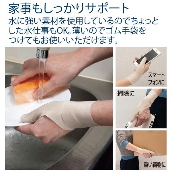 手首サポーター お医者さんの手首サポーター Fit 送料無料 ネコポス出荷 ポスト投函 肌色 右手 左手 親指 固定 手首 男性 女性 男女兼用|yoimonohonpo|03