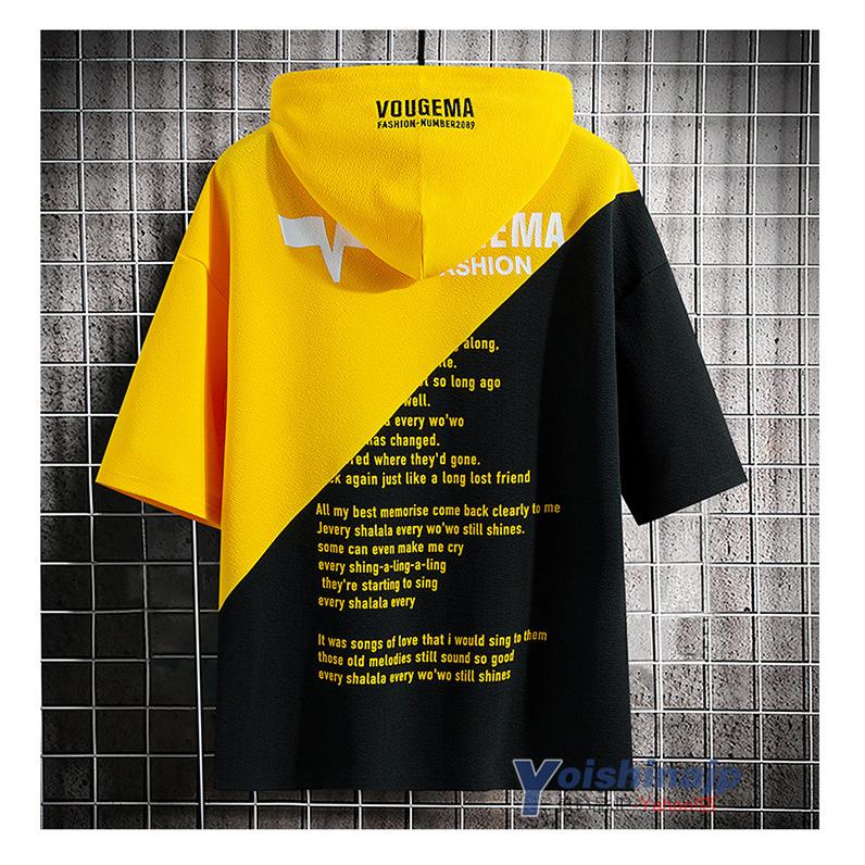 パーカー メンズ 半袖 夏用パーカー プルオーバー パーカ 切り替え トップス フード付き おしゃれ Yo White Base 通販 Yahoo ショッピング