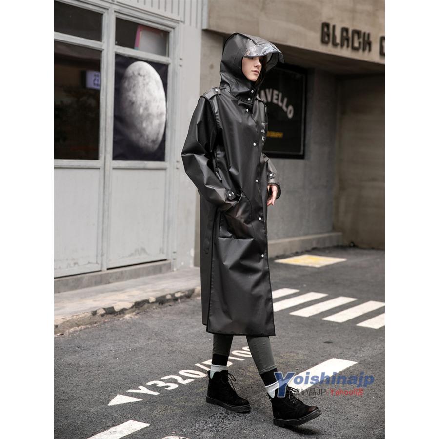 レインコート ロング丈 メンズ レディース 自転車 カッパ レインウェア 通学 男女兼用 雨具 梅雨対策 Yo 良い品jp Yahoo 店 通販 Yahoo ショッピング
