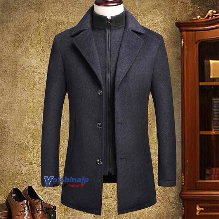 人気の贈り物が大集合 チェスターコート メンズ 紳士服 アウター スプリングコート インナー取外し可 2点セット ビジネスコート 厚手 メンズ チェスターコート ビジネスコート 厚手コート コート アウター