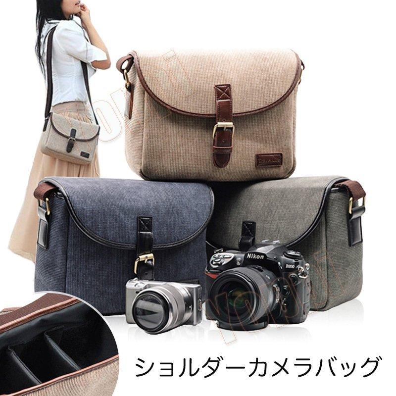 一眼レフ カメラバッグ ショルダー ミラーレス一眼 バッグ 一眼レフカメラバッグ レンズ収納 おしゃれ かわいい メンズ レディース ショルダーバッグ N1jyeeoha4 カメラアクセサリー Buniaactualite Com